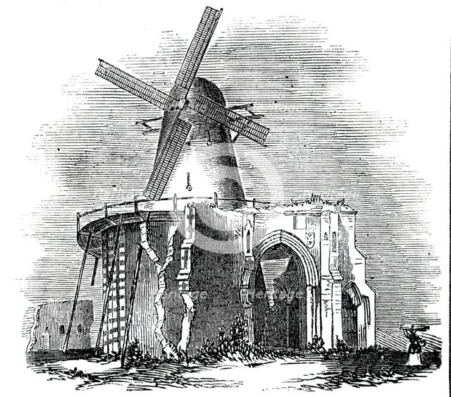 St. Benet's Abbey, 1844. Creator: Unknown.