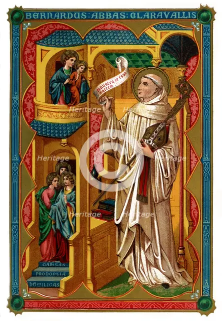 St Bernard, 1886. Artist: Unknown