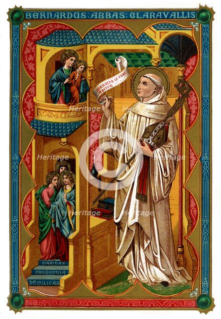 St Bernard, 1886. Artist: Unknown