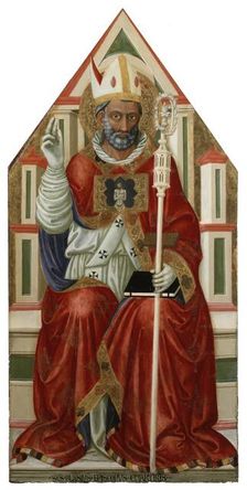 St Blaise, about 1445. Creator: Bicci di Lorenzo