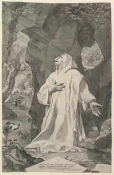 St. Bruno. Creator: Claude Mellan