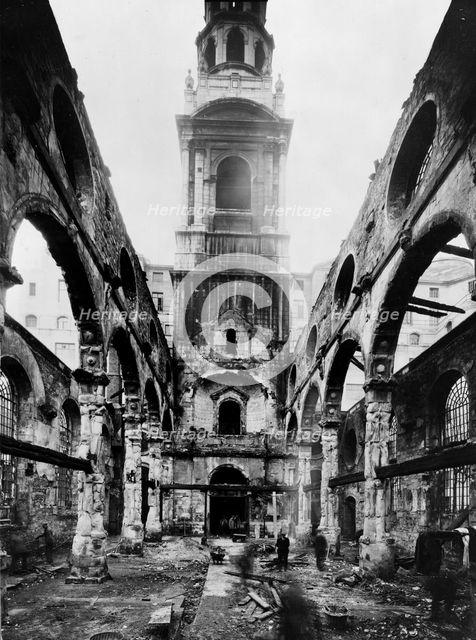 St Bride, London, 1941. Artist: Unknown