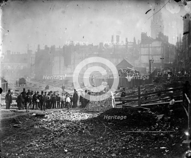 St Bride Street, City of London, c1871 Artist: Henry Dixon