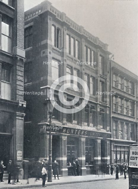 'St. Bride Street Frontage', 1917. Artist: Unknown.