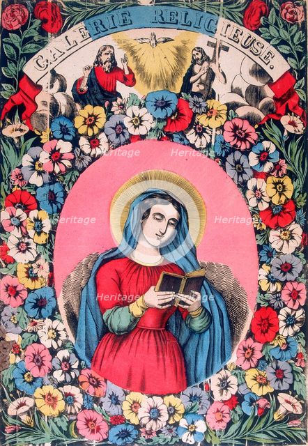 St Bridget, 19th century. Artist: Anon