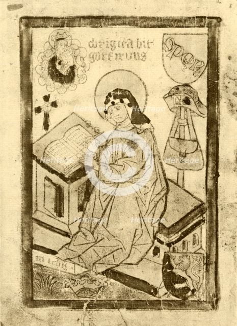 'St. Bridget of Sweden', 1915. Creator: Unknown.