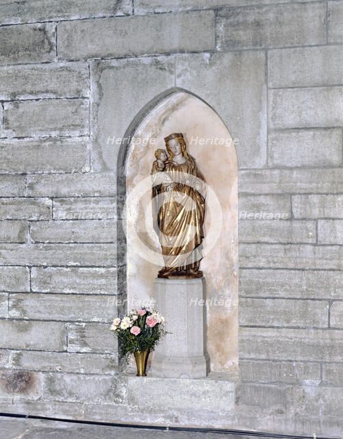 St Bridget, sculpture in Vadstena Abbey, Sweden. Artist: Torkel Lindeberg