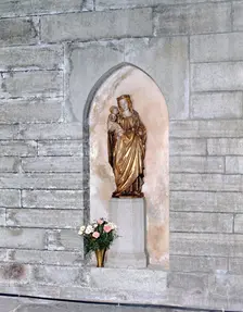 St Bridget, sculpture in Vadstena Abbey, Sweden. Creator: Torkel Lindeberg
