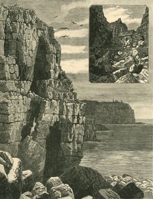 St. Gowan's Head and Chapel 1898. Creator: Unknown