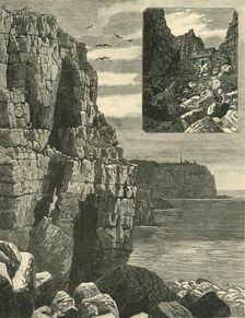 St. Gowan's Head and Chapel 1898. Creator: Unknown