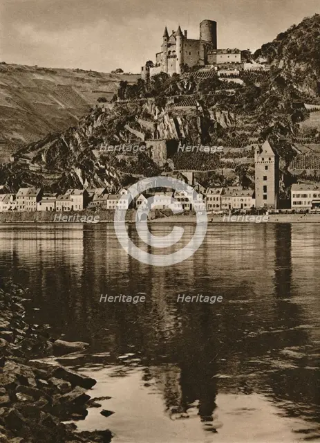 'St. Goarshausen. Burg Katz', 1931. Artist: Kurt Hielscher.