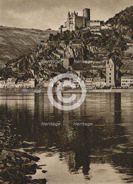 'St. Goarshausen. Burg Katz', 1931. Artist: Kurt Hielscher.