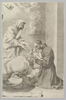 St. Gaëtan, Founder of the Theatines. Creator: Claude Mellan