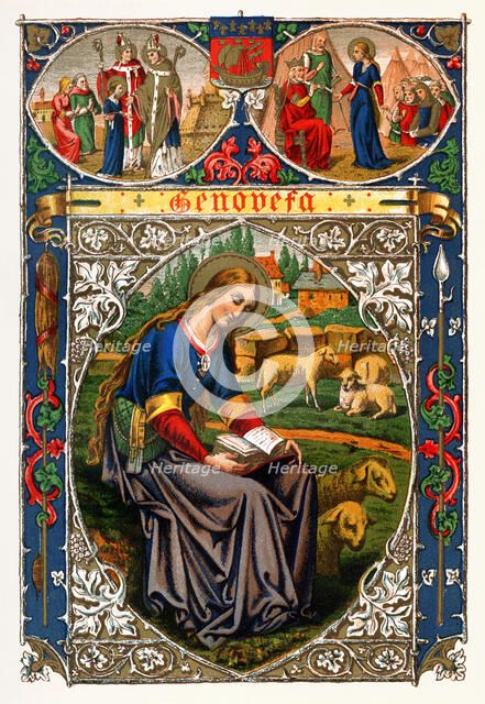 St Genevieve, 1886. Artist: Unknown