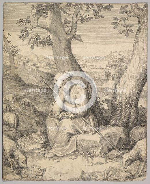 St. Genevieve. Creator: Claude Mellan.