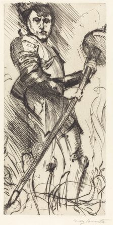 St. Georg (Saint George), 1916. Creator: Lovis Corinth