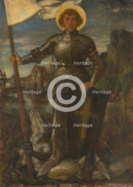 St George, 1896. Creator: Wilhelm von Diez.