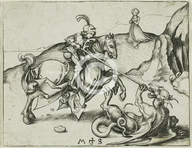 St. George, n.d. Creator: Martin Schongauer.