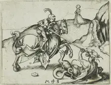 St. George, n.d. Creator: Martin Schongauer
