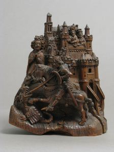 St. George and the Dragon, 15th-16th century. Creator: Unknown