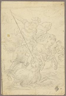 St. George and the Dragon, n.d. Creator: School or imitator of Raffaello Sanzio