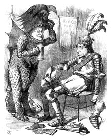 St George and the Dragon (After the Performance), 1878.Artist: Swain
