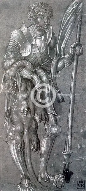 'St George', c1504-1553. Artist: Lucas Cranach the Elder