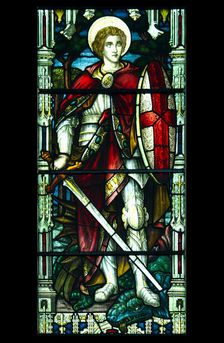 St George, Church of St Peter and St Paul, Wisbech, Cambridgeshire. Artist: Philip Mott