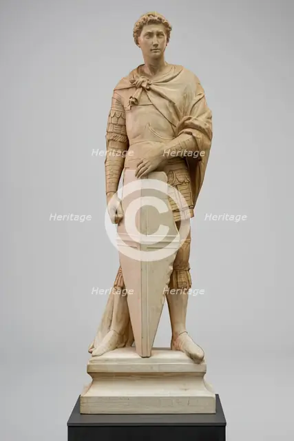 St George - from Orsanmichele, 1416. Creator: Unknown.