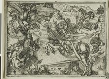 St. George Killing The Dragon, 1499-1510. Creator: Telman of Wesel