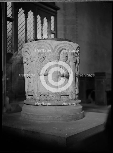 St George's Church, Orleton, Herefordshire, 1938. Creator: Marjory L Wight.