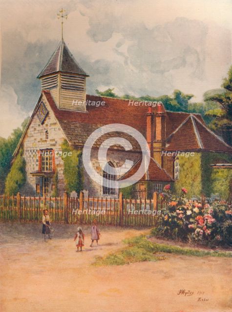 'St. George's Church, Esher', 1911, (1914). Artist: James S Ogilvy.