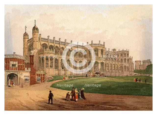 'St George's Chapel', 1880. Artist: Unknown
