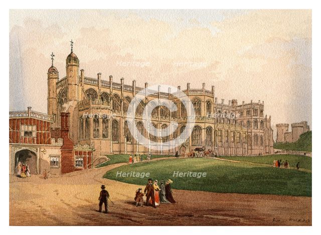 'St George's Chapel', 1880. Artist: Unknown
