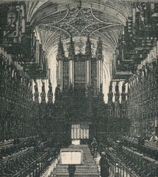 St. George's Chapel: The Choir, Looking West 1895