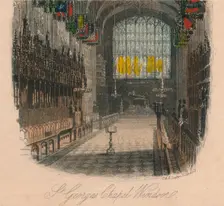 St. George's Chapel Windsor 19th century. Creators: Unknown, C&E Layton