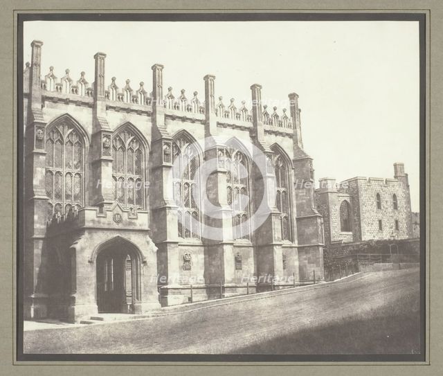 St. George's Chapel, Windsor, c. 1843/47. Creator: William Henry Fox Talbot.