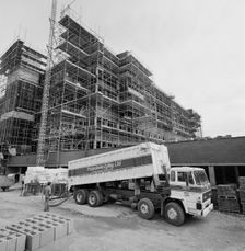 St George's Hospital, Blackshaw Road, Tooting, Wandsworth, London, 07/08/1985. Creator: John Laing plc