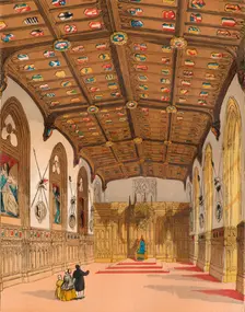 St. George's Hall, Windsor c1845, (1864)