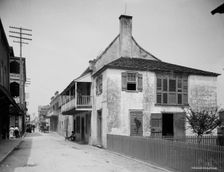 St. George Street, St. Augustine, Fla., c1903. Creator: Unknown