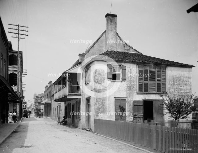 St. George Street, St. Augustine, Fla., c1903. Creator: Unknown.