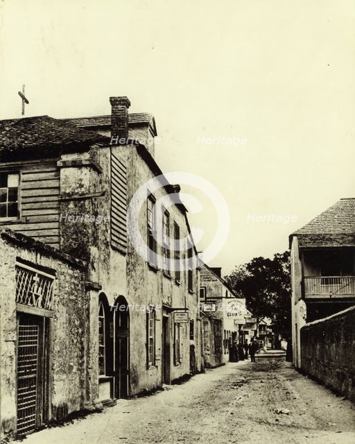 St. George Street, St. Augustine, St. Johns County, Florida, 1936 or 1937. Creator: Frances Benjamin Johnston.