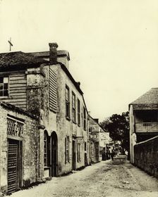 St. George Street, St. Augustine, St. Johns County, Florida, 1936 or 1937. Creator: Frances Benjamin Johnston