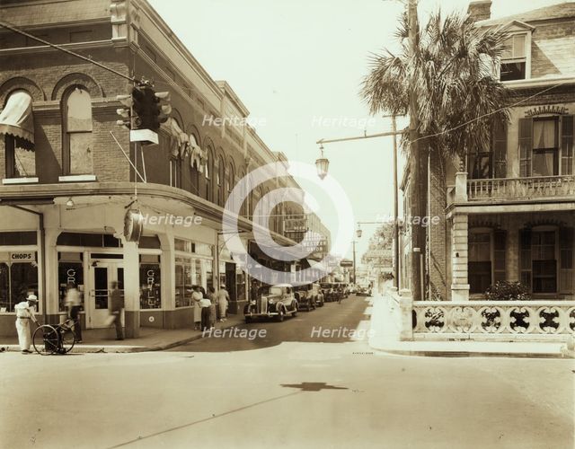 St. George Street, St. Augustine, St. Johns County, Florida, 1937. Creator: Frances Benjamin Johnston.