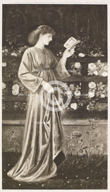 St George Series - The King's Daughter or The Princess in the Garden, c1860s, (1900). Creator: Unknown.