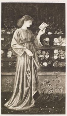 St George Series - The King's Daughter or The Princess in the Garden, c1860s, (1900). Creator: Unknown