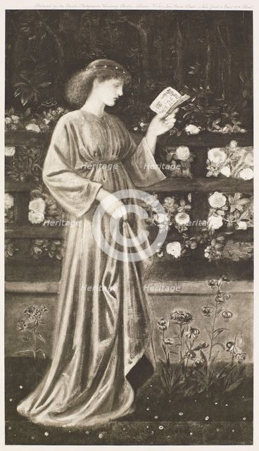 St George Series - The King's Daughter or The Princess in the Garden, c1860s, (1900). Creator: Unknown.