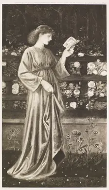 St George Series - The King's Daughter or The Princess in the Garden, c1860s, (1900). Creator: Unknown