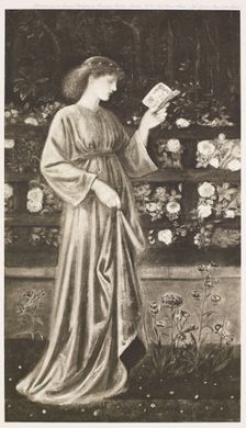 St George Series - The King's Daughter or The Princess in the Garden, c1860s, (1900). Creator: Unknown
