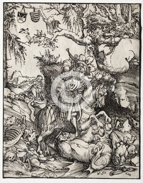 St. George Slaying the Dragon, 1500s. Creator: Lucas Cranach (German, 1472-1553).
